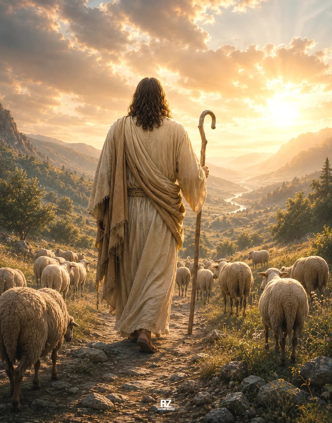 The Shepherd — artwork by Red Zone Collective